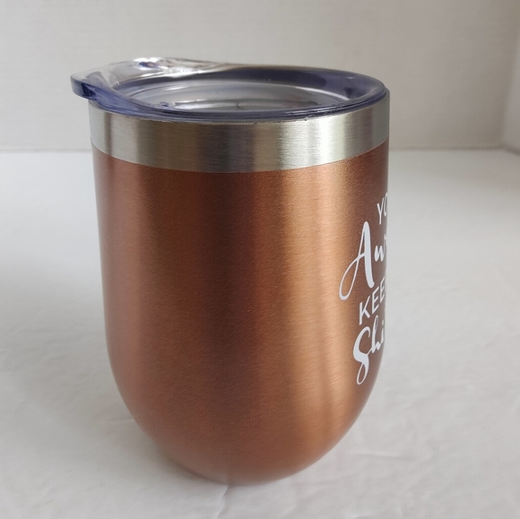 You're Awesome .... Travel Mug, New, In Gift Box With Accessories - Picture 4 of 9